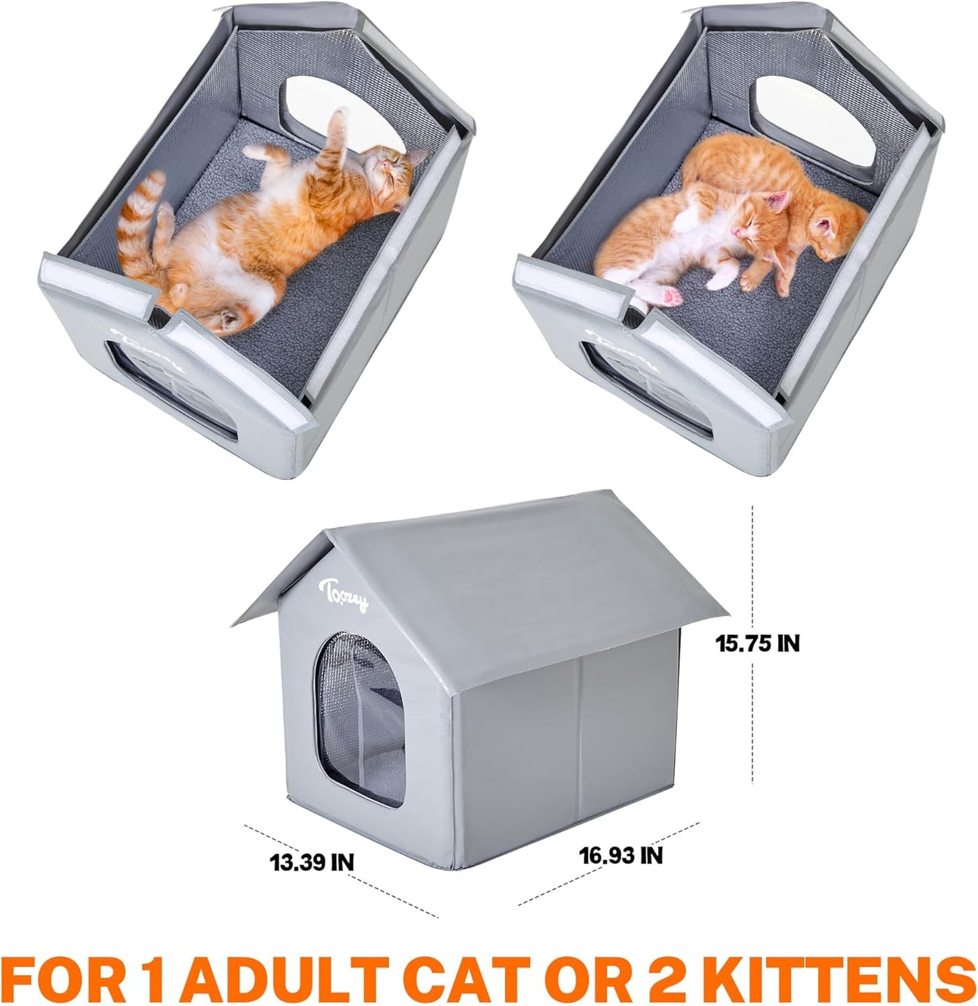 Toozey Outdoor Cat House