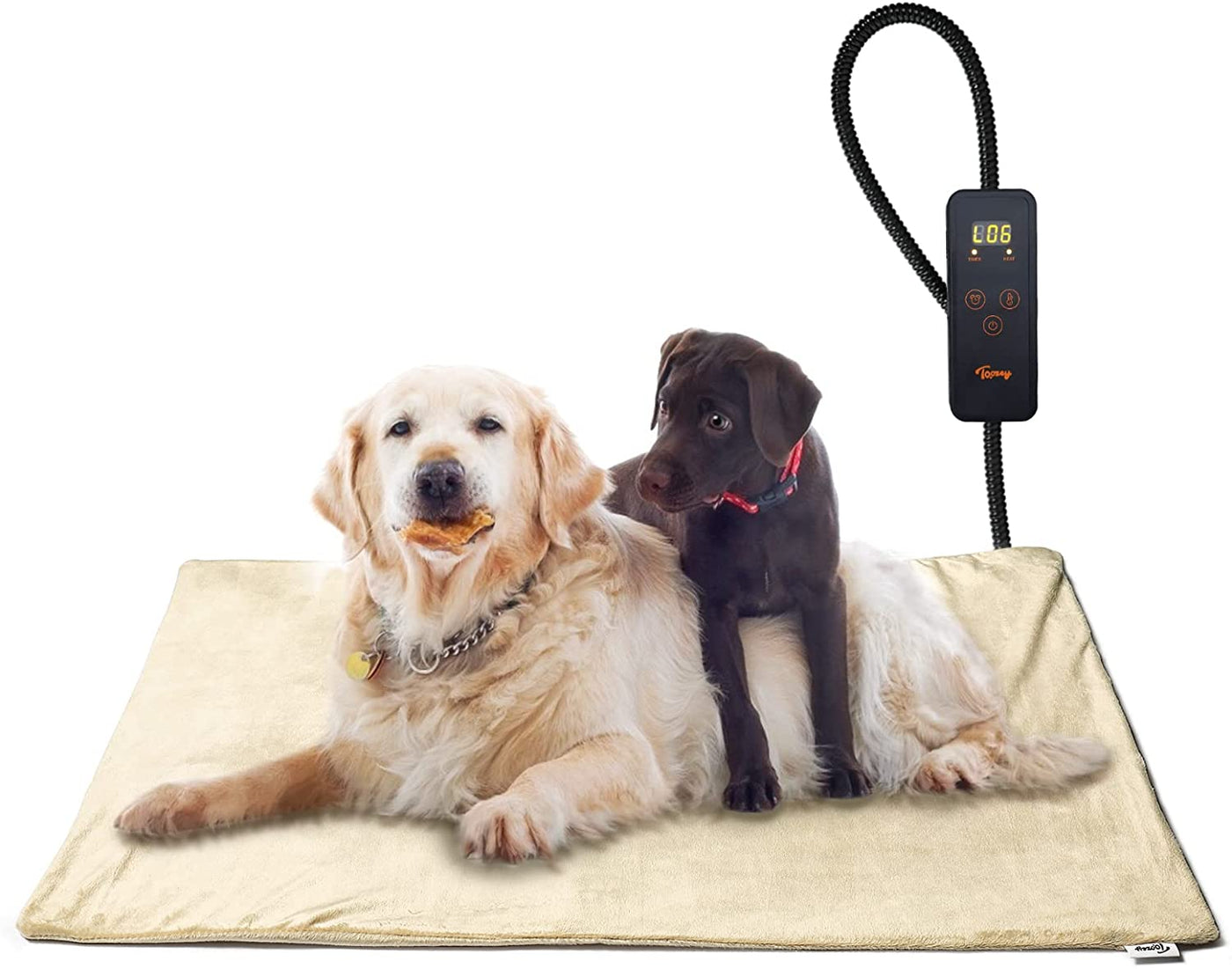 TJOY Pet Heating Pad Large Dog Heating Pad Electric Heating Pet Bed for Cat