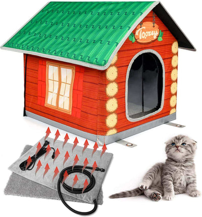 Heated Cat House for Winter, Indoor